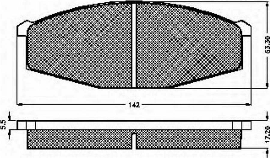 Spidan 31776 - Kit de plaquettes de frein, frein à disque cwaw.fr