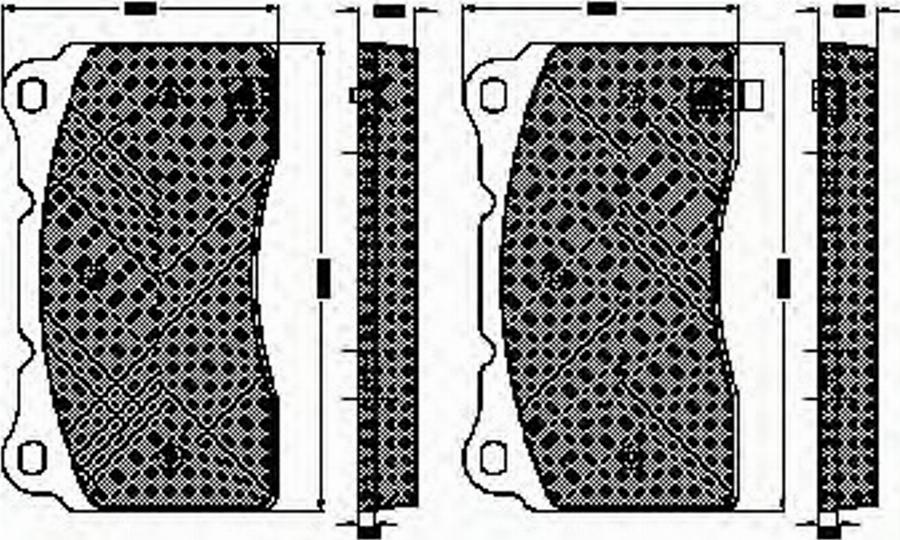 Spidan 32916 - Kit de plaquettes de frein, frein à disque cwaw.fr