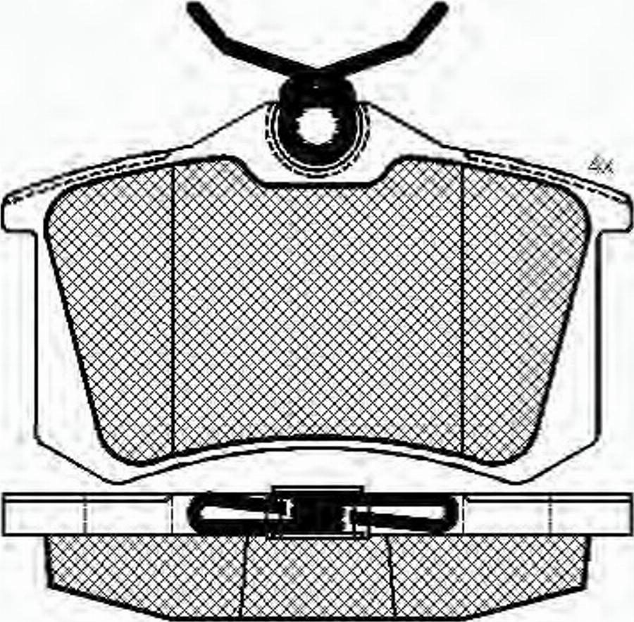 Spidan 32912 - Kit de plaquettes de frein, frein à disque cwaw.fr