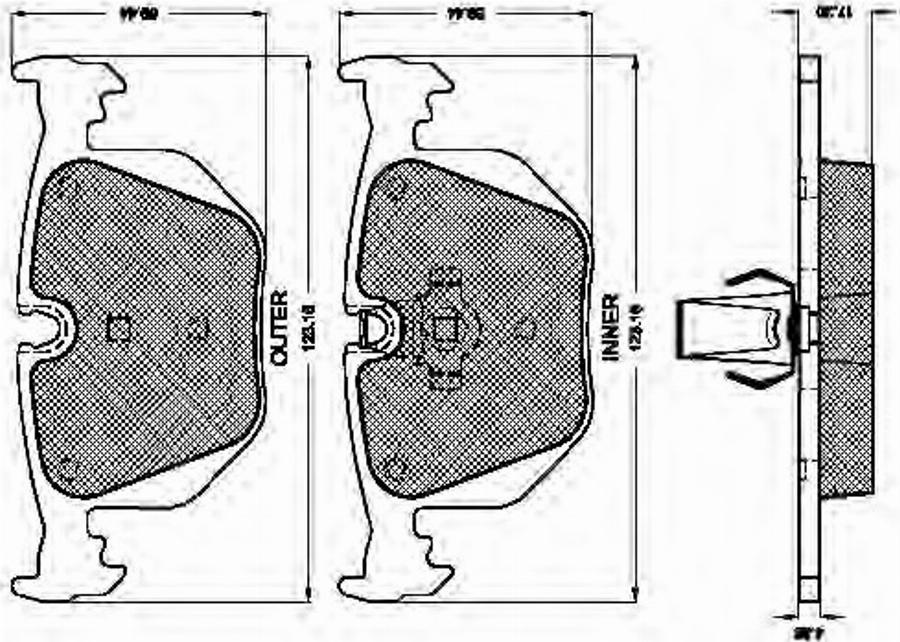 Spidan 32469 - Kit de plaquettes de frein, frein à disque cwaw.fr