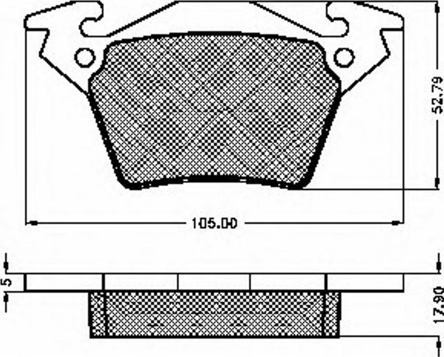 Spidan 32412 - Kit de plaquettes de frein, frein à disque cwaw.fr