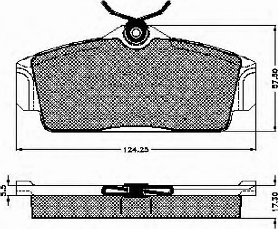 Spidan 32479 - Kit de plaquettes de frein, frein à disque cwaw.fr