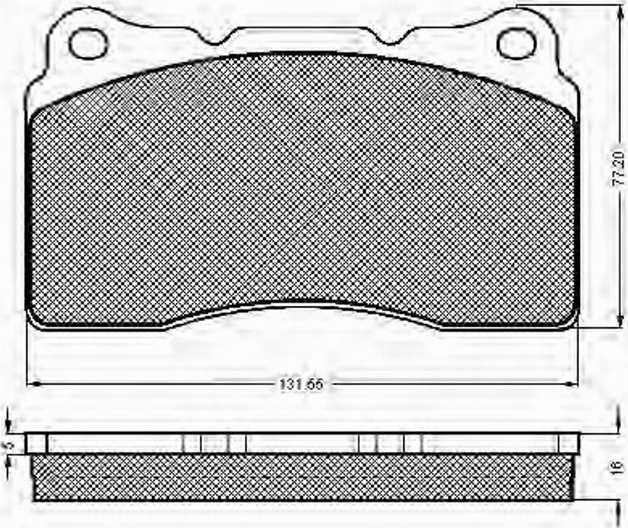 Spidan 32474 - Kit de plaquettes de frein, frein à disque cwaw.fr