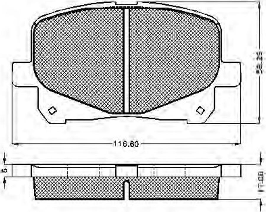 Spidan 32470 - Kit de plaquettes de frein, frein à disque cwaw.fr