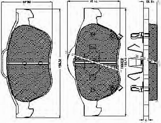 Spidan 32471 - Kit de plaquettes de frein, frein à disque cwaw.fr