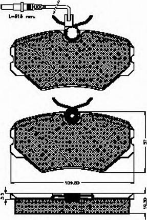 Spidan 32590 - Kit de plaquettes de frein, frein à disque cwaw.fr