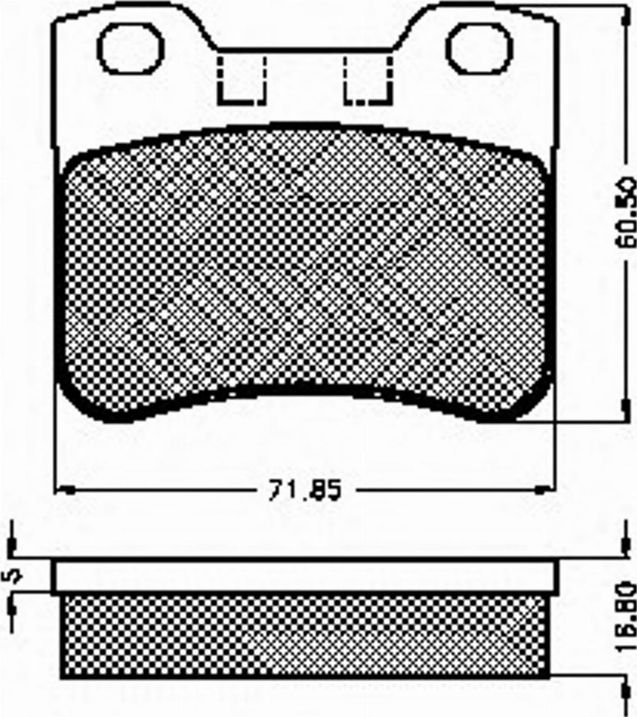 Spidan 32593 - Kit de plaquettes de frein, frein à disque cwaw.fr