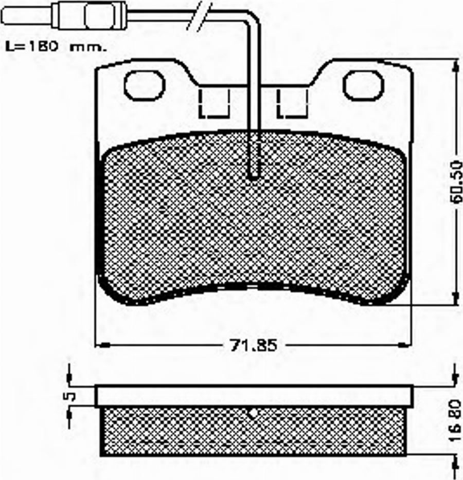 Spidan 32592 - Kit de plaquettes de frein, frein à disque cwaw.fr