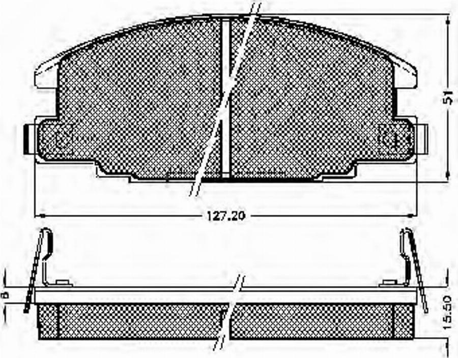 Spidan 32548 - Kit de plaquettes de frein, frein à disque cwaw.fr