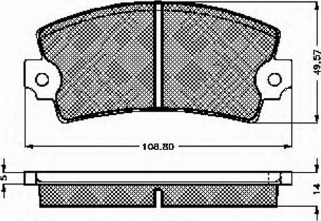 Spidan 32559 - Kit de plaquettes de frein, frein à disque cwaw.fr