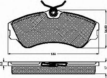 Spidan 32552 - Kit de plaquettes de frein, frein à disque cwaw.fr