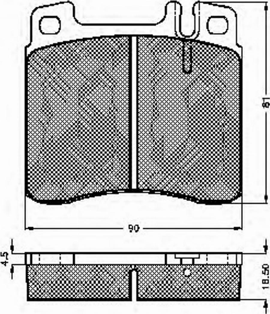 Spidan 32531 - Kit de plaquettes de frein, frein à disque cwaw.fr