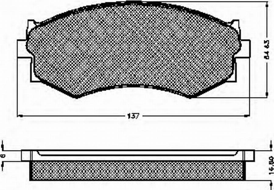 Spidan 32695 - Kit de plaquettes de frein, frein à disque cwaw.fr