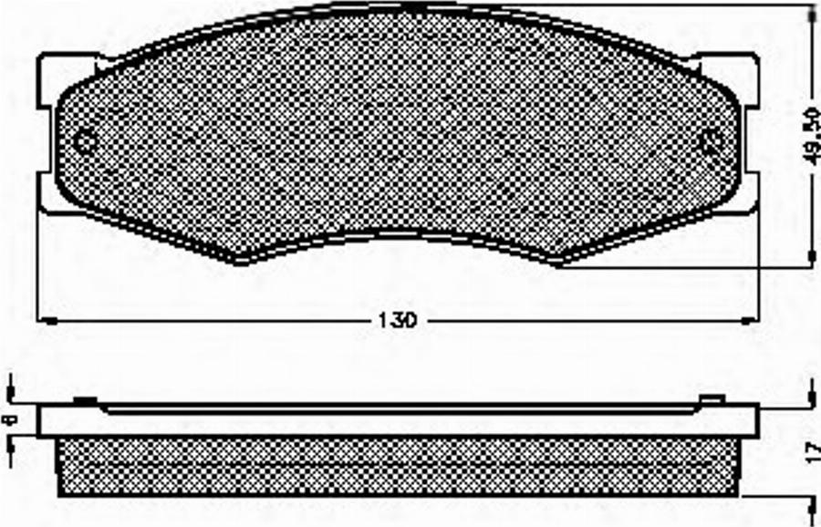 Spidan 32691 - Kit de plaquettes de frein, frein à disque cwaw.fr