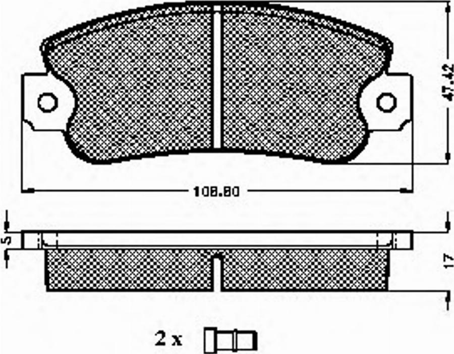 Spidan 32644 - Kit de plaquettes de frein, frein à disque cwaw.fr