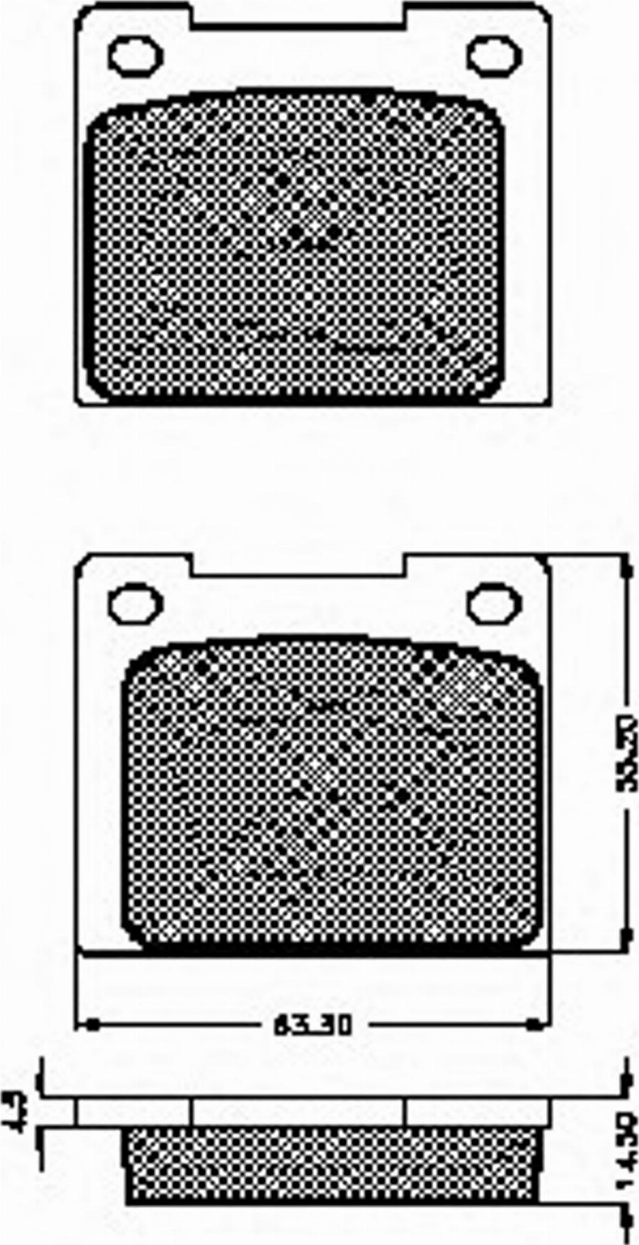 Spidan 32640 - Kit de plaquettes de frein, frein à disque cwaw.fr