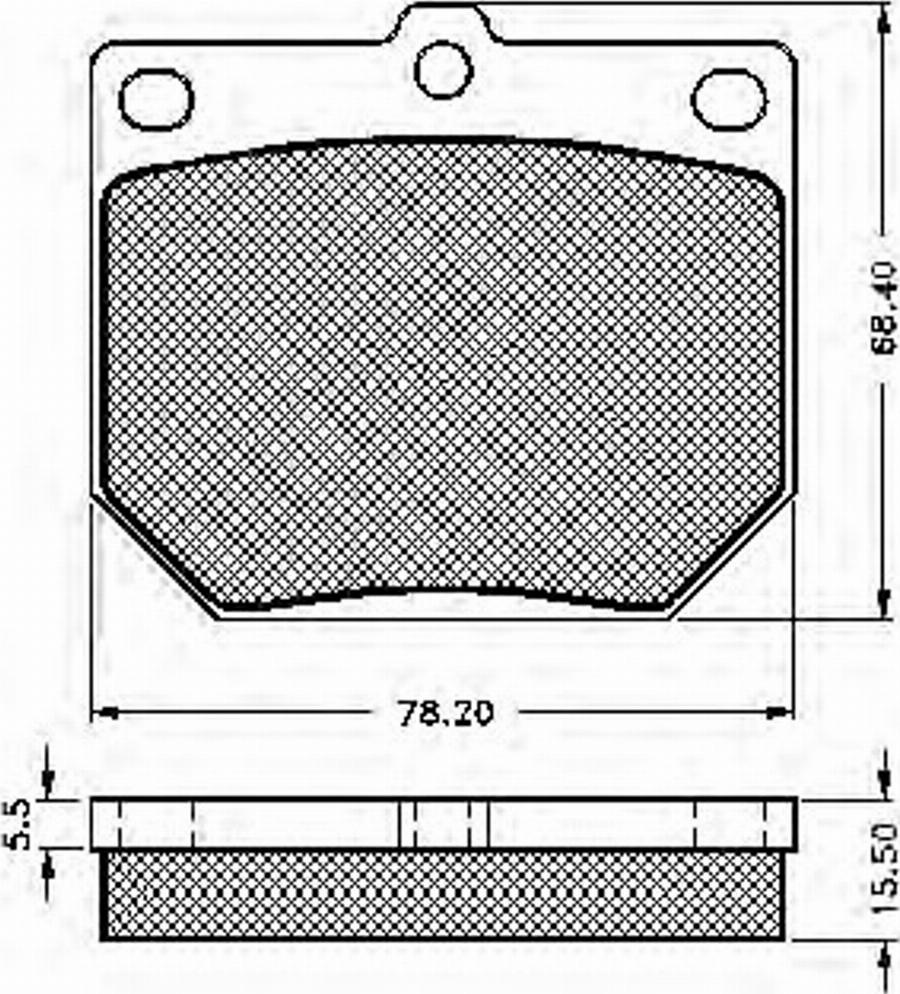 Spidan 32665 - Kit de plaquettes de frein, frein à disque cwaw.fr