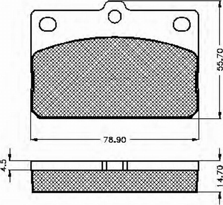 Spidan 32663 - Kit de plaquettes de frein, frein à disque cwaw.fr