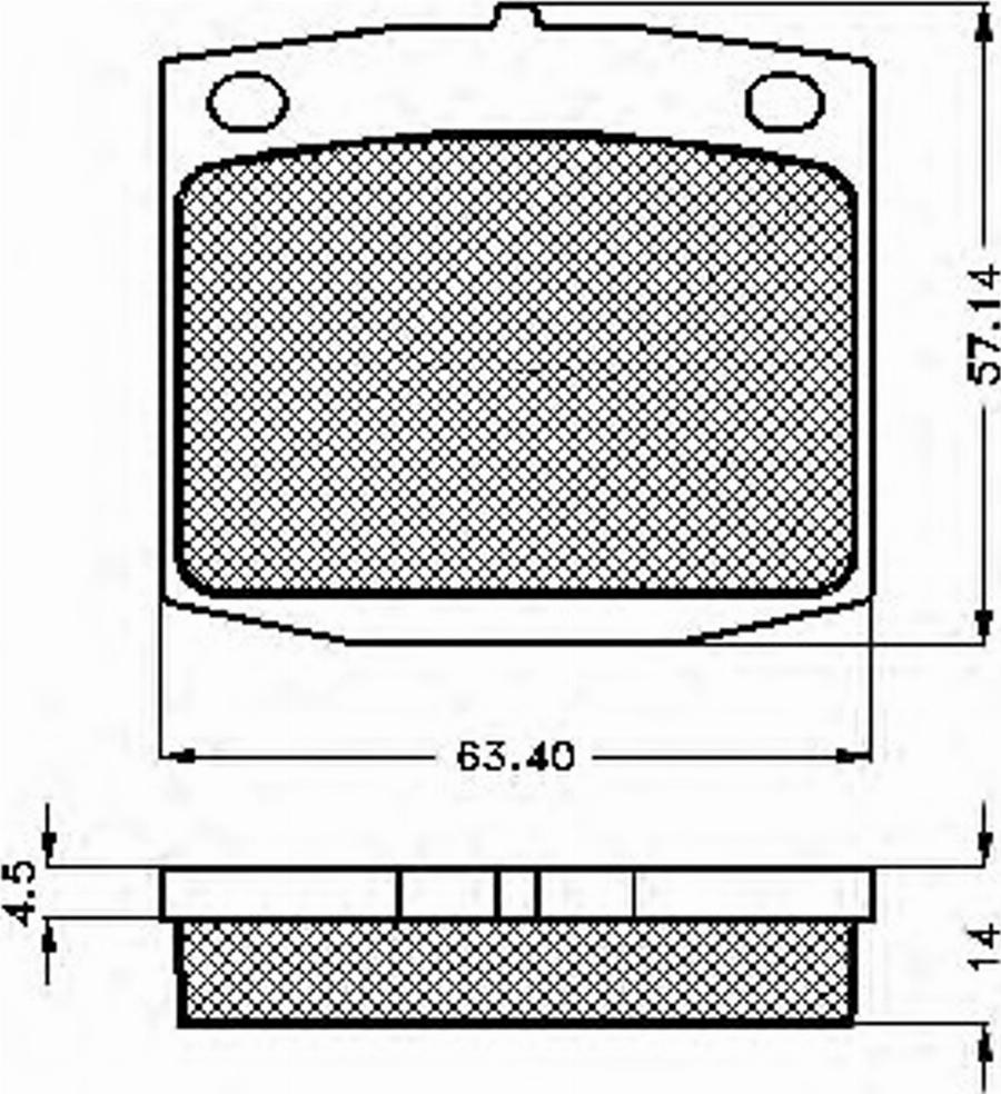 Spidan 32606 - Kit de plaquettes de frein, frein à disque cwaw.fr