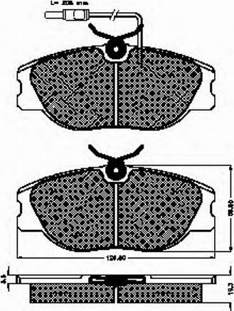 Spidan 32617 - Kit de plaquettes de frein, frein à disque cwaw.fr