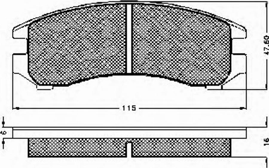 Spidan 32686 - Kit de plaquettes de frein, frein à disque cwaw.fr