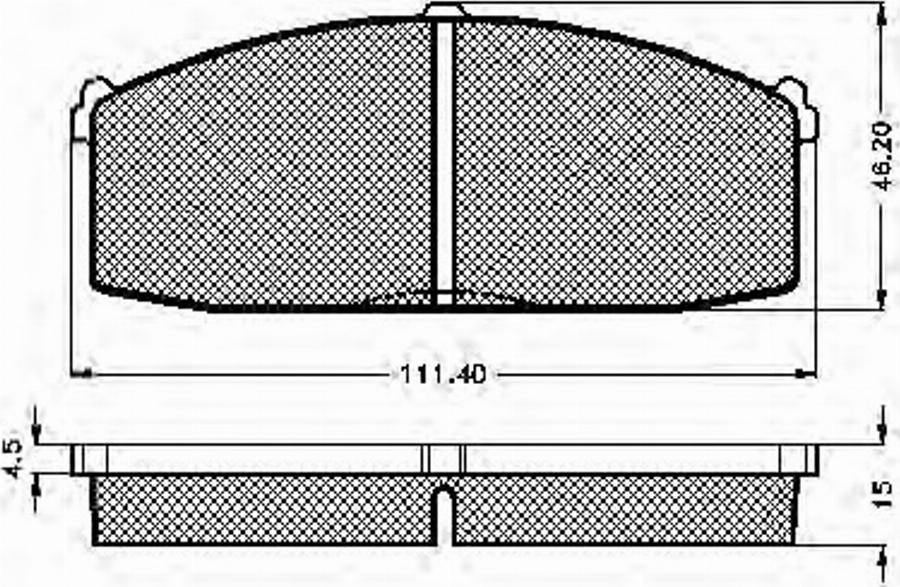 Spidan 32681 - Kit de plaquettes de frein, frein à disque cwaw.fr