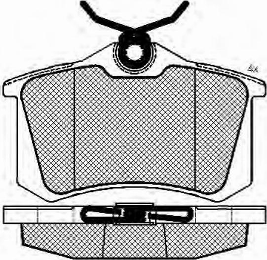 Spidan 32634 - Kit de plaquettes de frein, frein à disque cwaw.fr