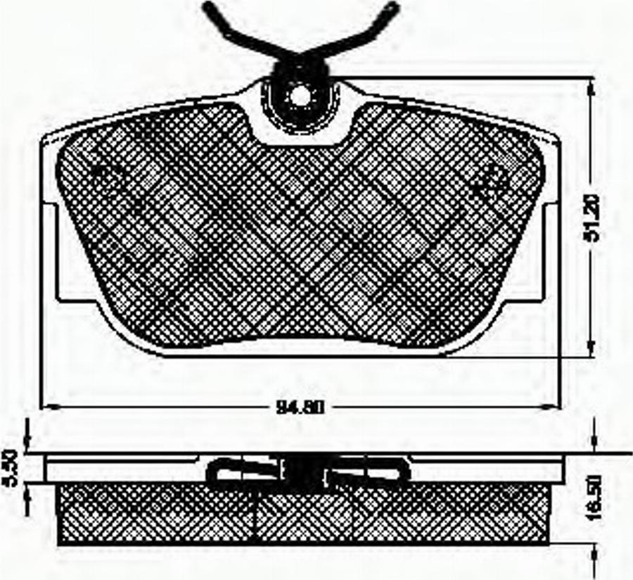 Spidan 32635 - Kit de plaquettes de frein, frein à disque cwaw.fr