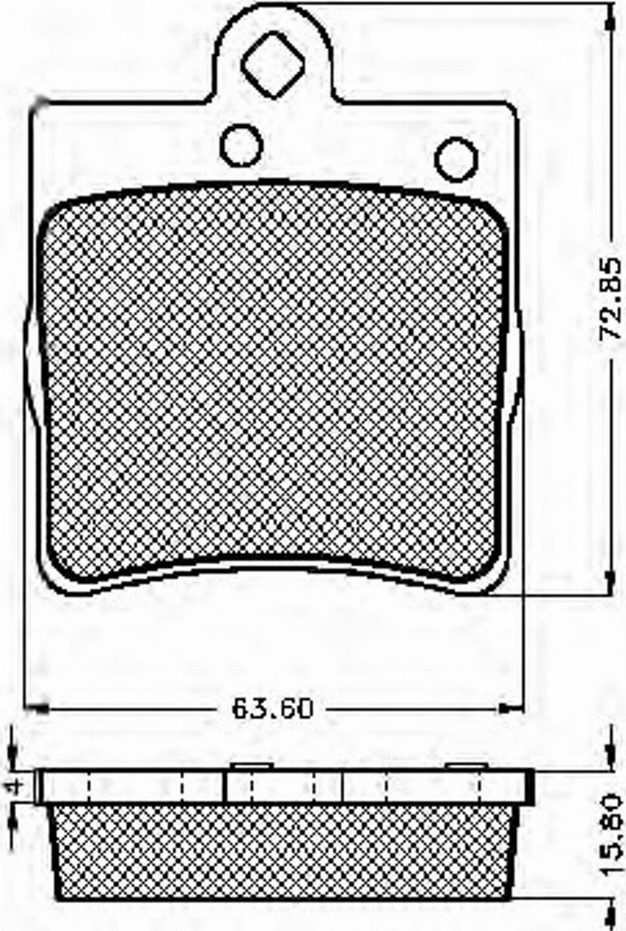 Spidan 32631 - Kit de plaquettes de frein, frein à disque cwaw.fr