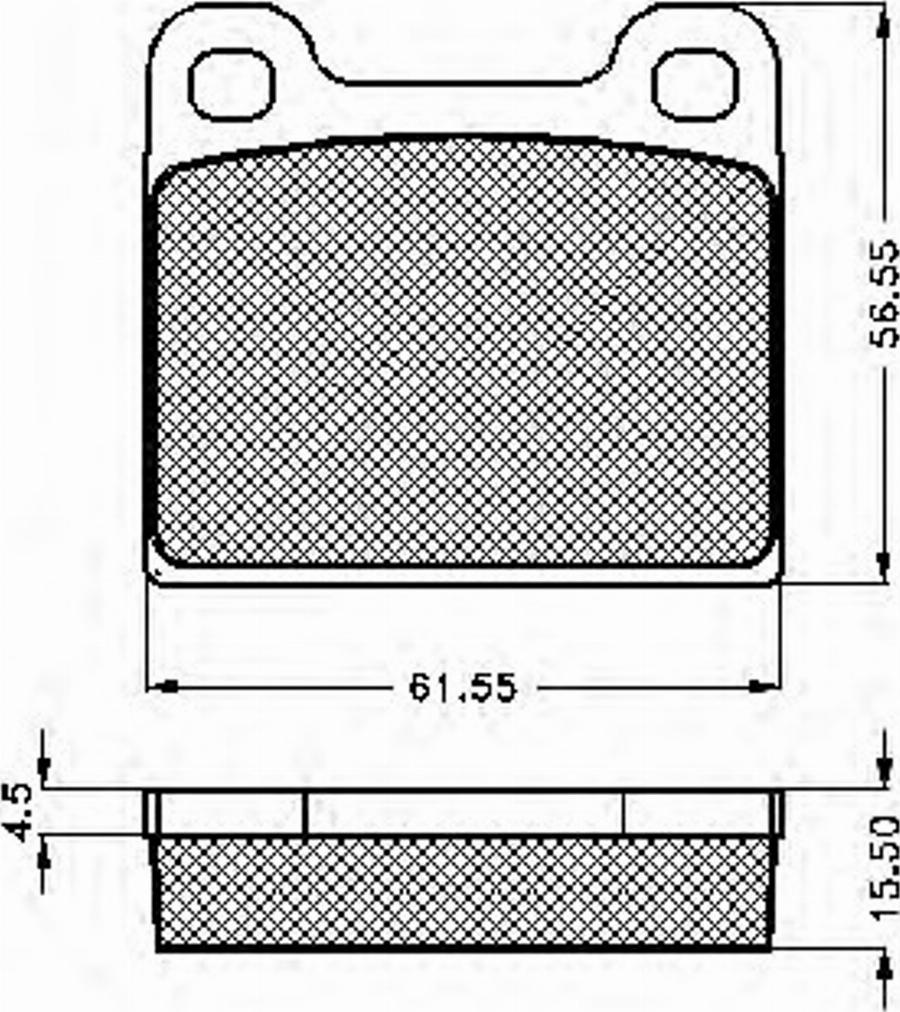 Spidan 32626 - Kit de plaquettes de frein, frein à disque cwaw.fr