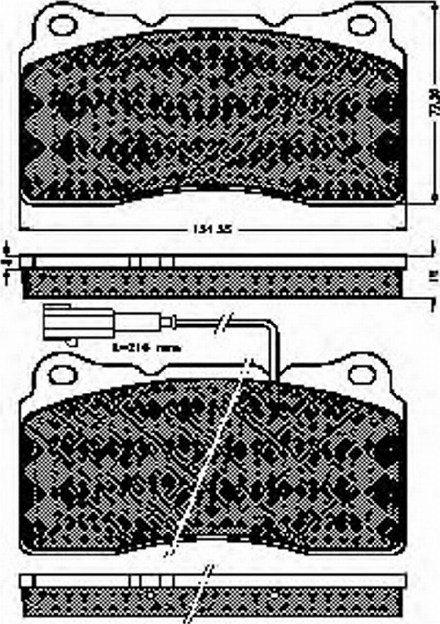 Spidan 32679 - Kit de plaquettes de frein, frein à disque cwaw.fr