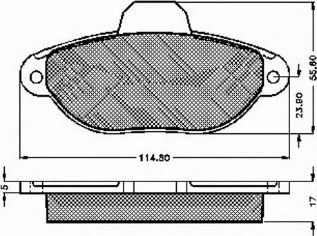 Spidan 32676 - Kit de plaquettes de frein, frein à disque cwaw.fr