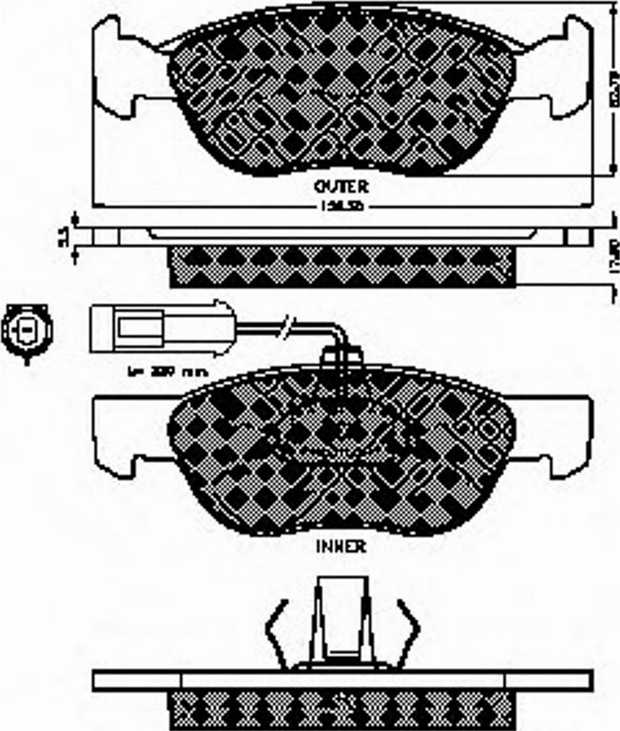 Spidan 32677 - Kit de plaquettes de frein, frein à disque cwaw.fr