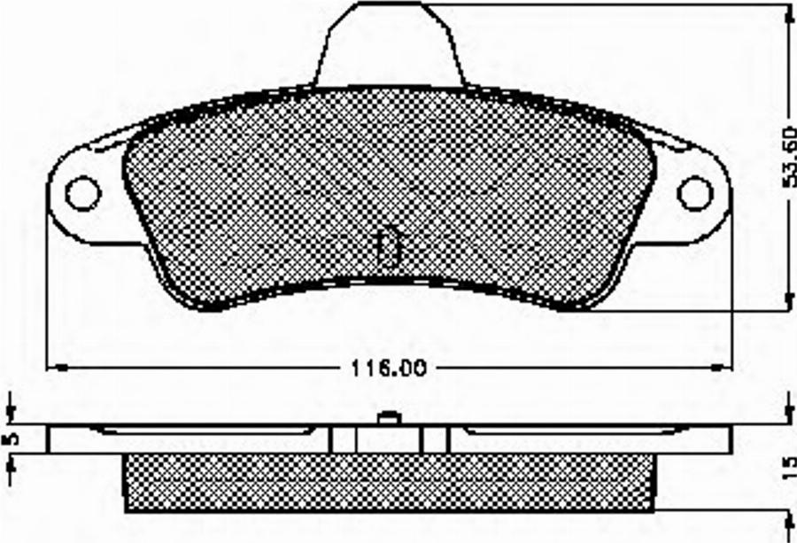 Spidan 32059 - Kit de plaquettes de frein, frein à disque cwaw.fr