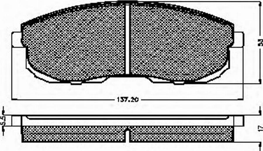 Spidan 32029 - Kit de plaquettes de frein, frein à disque cwaw.fr