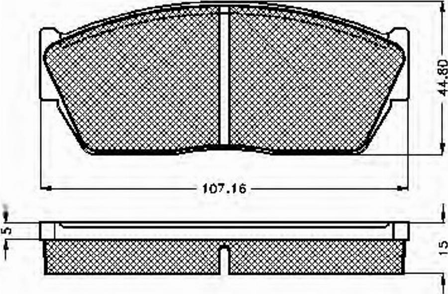 Spidan 32141 - Kit de plaquettes de frein, frein à disque cwaw.fr