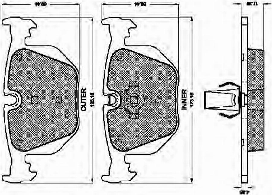 Spidan 32156 - Kit de plaquettes de frein, frein à disque cwaw.fr