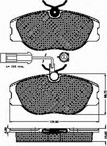 Spidan 32162 - Kit de plaquettes de frein, frein à disque cwaw.fr