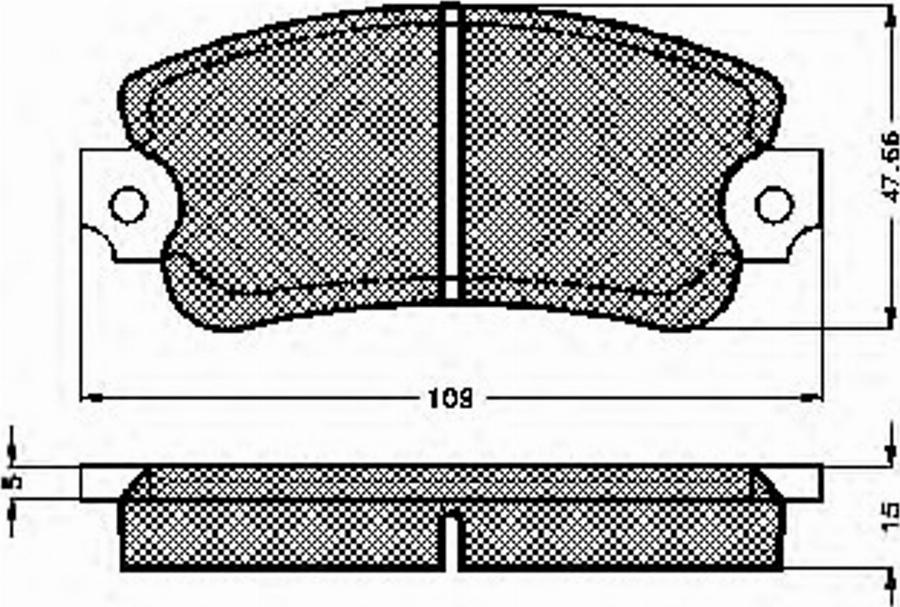 Spidan 32135 - Kit de plaquettes de frein, frein à disque cwaw.fr