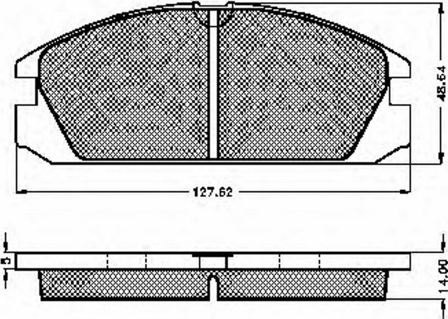 Spidan 32130 - Kit de plaquettes de frein, frein à disque cwaw.fr