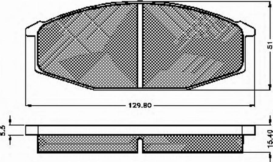 Spidan 32138 - Kit de plaquettes de frein, frein à disque cwaw.fr