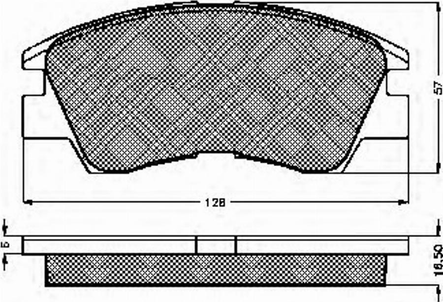 Spidan 32124 - Kit de plaquettes de frein, frein à disque cwaw.fr