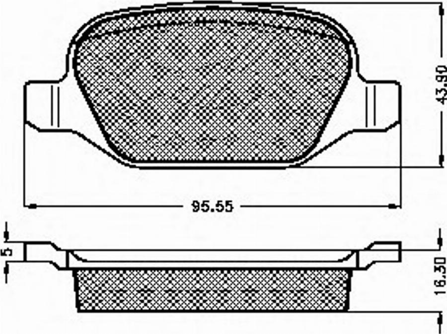 Spidan 32890 - Kit de plaquettes de frein, frein à disque cwaw.fr