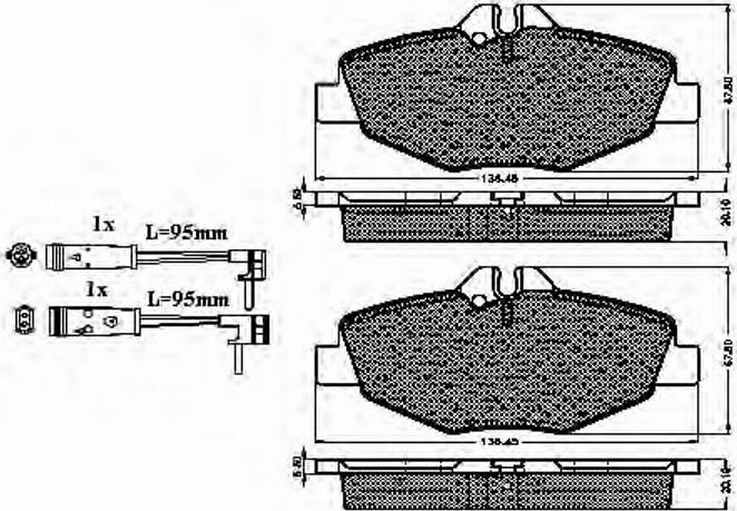 Spidan 32846 - Kit de plaquettes de frein, frein à disque cwaw.fr