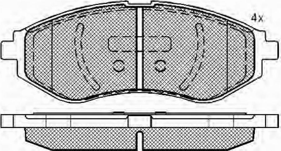 Spidan 32856 - Kit de plaquettes de frein, frein à disque cwaw.fr