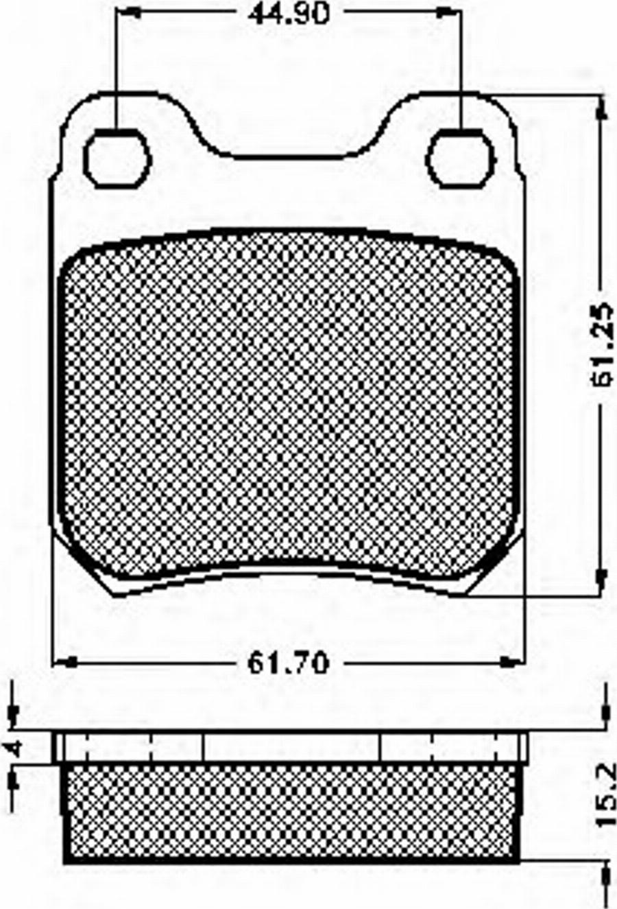 Spidan 32868 - Kit de plaquettes de frein, frein à disque cwaw.fr