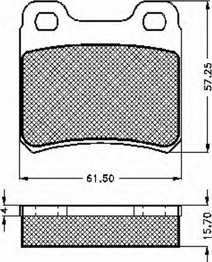 Spidan 32867 - Kit de plaquettes de frein, frein à disque cwaw.fr