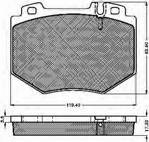 Spidan 32819 - Kit de plaquettes de frein, frein à disque cwaw.fr