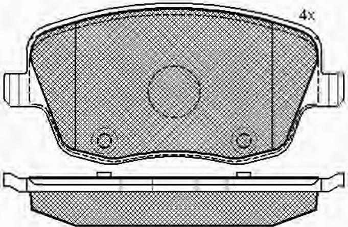 Spidan 32832 - Kit de plaquettes de frein, frein à disque cwaw.fr