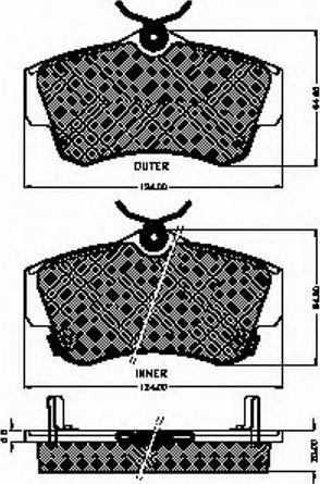 Spidan 32820 - Kit de plaquettes de frein, frein à disque cwaw.fr